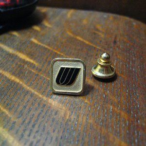 ✈️ United Airlines Tulip Logo Vintage Tie Tac Lapel Pin